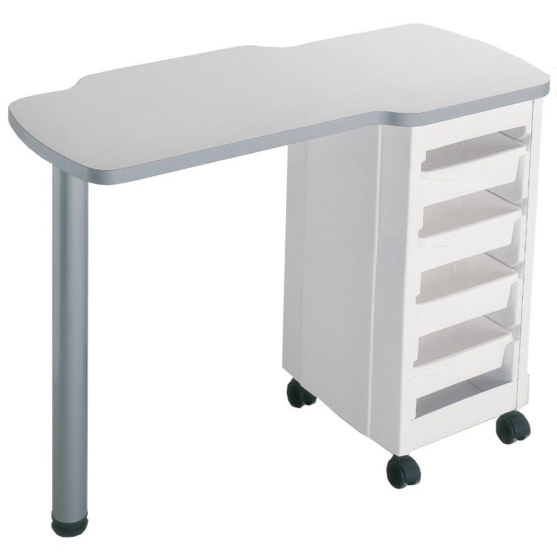 Table manucure pacific 4 tiroirs
